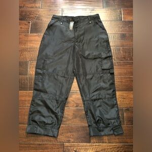 NWT PrettyLittleThing Dark Cargo Pants